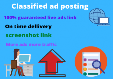 I will post your classified ADs In 30 USA top site.