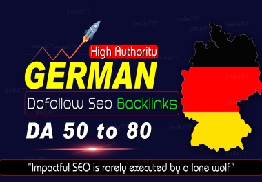 I will build high DA dofollow German backlinks from Germany websites