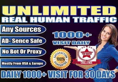 Drive 1000 USA Traffic Daily for 30 Days to boost Google SERP