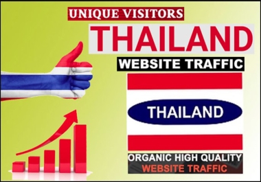 6K Thailand Real keyword target website traffic with low bounce rate