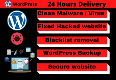 do wordpress malware removal, fix hacked wordpress website