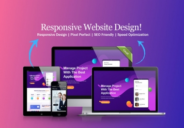 I will create a modern responsive wordpress landing page or home page