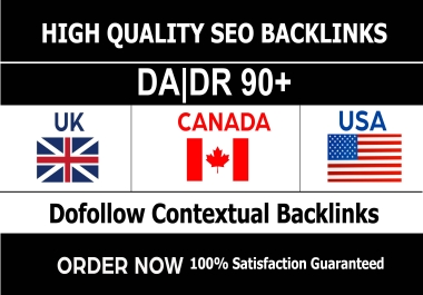 Increase 30 UK 35 USA 20 CANADA Backlinks +45 High DA Tf DoFollow +60 USA PR9 Contextual Backlinks