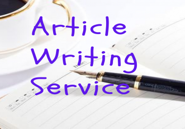Article writing services,  various article types,  take your pick.