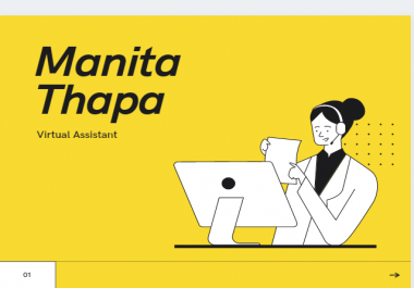 I will be your Virtual assistant, admin support and social media manager