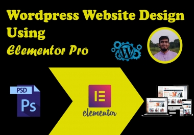 I will create or redesign wordpress website or landing page using elementor