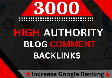 I will give you 3000 Blog Comments Seo Backlinks