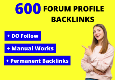 I will skyrocket your websites with High PA/DA TF/CF Forum Profile Backlinks