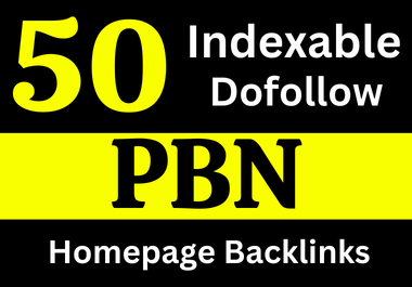 Provide Manual 50+ High PA/DA TF/CF Homepage Dofollow PBN Backlinks