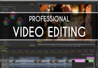 I will edit YouTube video and any type of video editing
