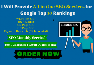 Monthly SEO Services All in one