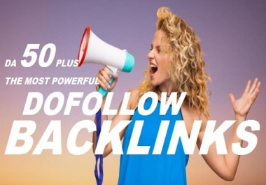 I will 20 high da dofollow backlinks SEO link building service