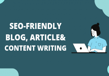 I will Do SEO optimized 1500 words content writing article / blog post / web