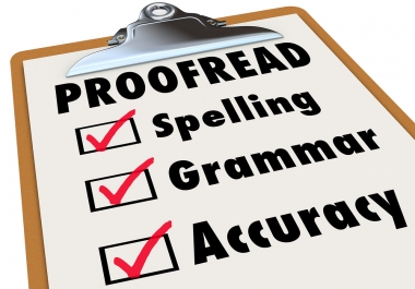 proofreading and paraphrasing your article
