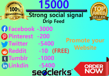 15000 web mix natural and permanent social signal for boost website ranking