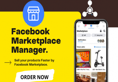 Help you to list your product on Facebook Marketplace to faster your sales