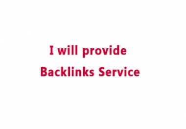 I will provide backlink service for your website
