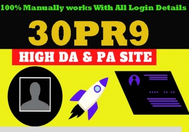 I will provide 30+ DA high quality SEO domain real backlinks