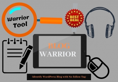 Blog Warrior - Identify WordPress Blog with No Follow Tags