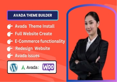 Redesign Wordpress website with avada builder,  avada theme