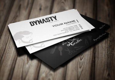 I will design creative unique business cards for 1 day