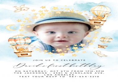 Create Invitations cards for all your events