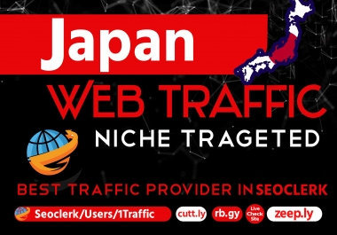 Organic Japan 1000 real Send Website traffic for your website