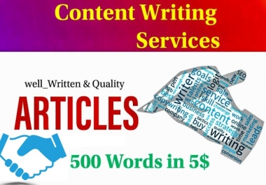 I will write articles in all fields in English or Spanish without errors,  the highest quality SEO