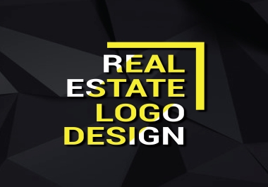 I will Create real estate,  realtor minimalist logo design