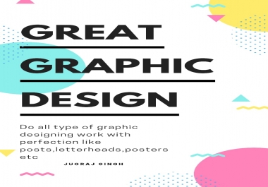 I am a graphic designer and do jobs like post making,  logo making etc and satisfy my clients