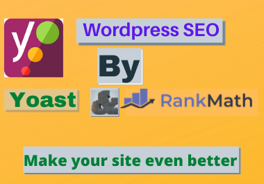 I will fix wordpress onpage or onsite issues with yoast SEO and rank math plugin