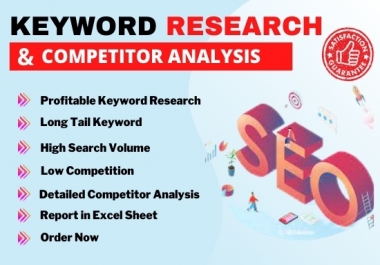 I will do amazing SEO Keyword Research for your Website