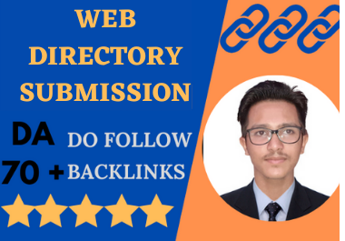 I will create manually web directory backlinks for your business