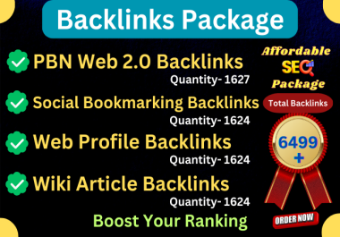 I will build white hat high quality 6499+ contextual do-follow high authority mix backlinks