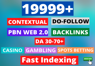 Rank your Niche Targeted 19999+ PBN Web 2.0 Contextual Backlinks With Fast Indexing