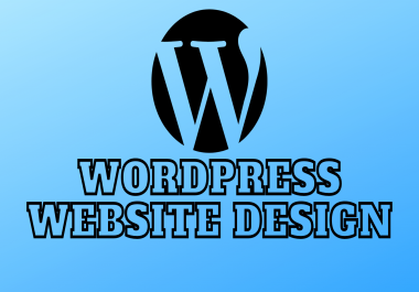 I will Creat wordpress business website design, blog, portfolio website,  wordpress