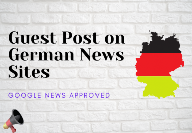 Guest Posting on German News Sites With High DA with old google news approved