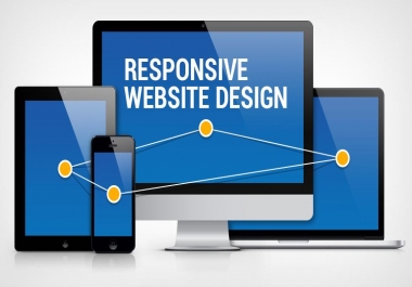 I will make professional responsive website for you