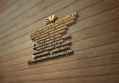 Get your awesome 3D logo for your brand and your business.