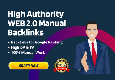 I will provide 30 high quality web 2.0 backlinks
