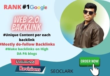 I will Create Manually 10 High authority web 2 0 backlinks