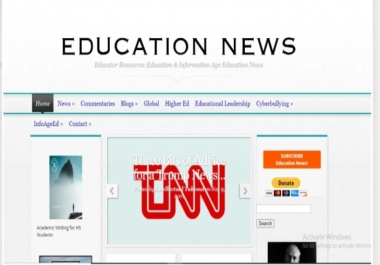 I will publish an Article on educationviews. org or abbascey. world. edu