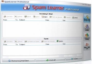 Spam Learner Pro for protect from spam