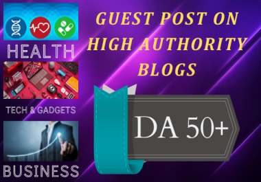 I Will publish a guest post on high da blog