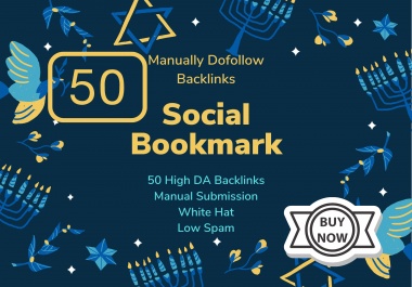 50 social bookmarking Dofollow Backlinks