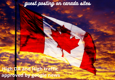 I will provide guest posting on Canadian sites