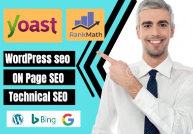 I will do Complete on page SEO and technical SEO for your WordPress site