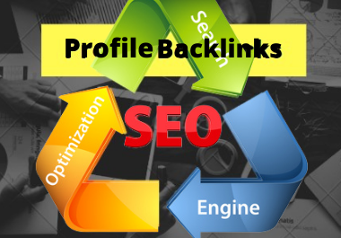 I will profiles backlinks high authority