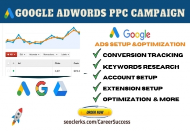 I will setup optimize and manage your google adwords ppc campaign