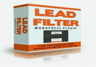 Lead Filter Wordpress Plugin software